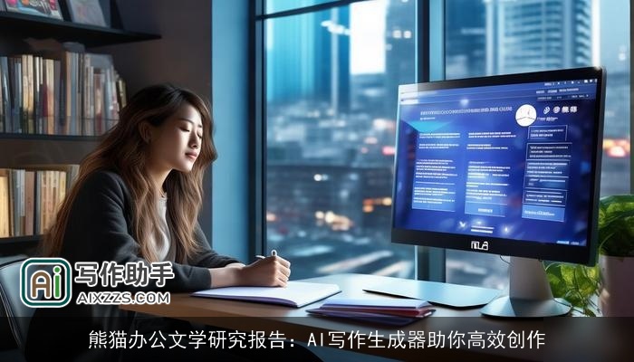 熊猫办公文学研究报告：AI写作生成器助你高效创作