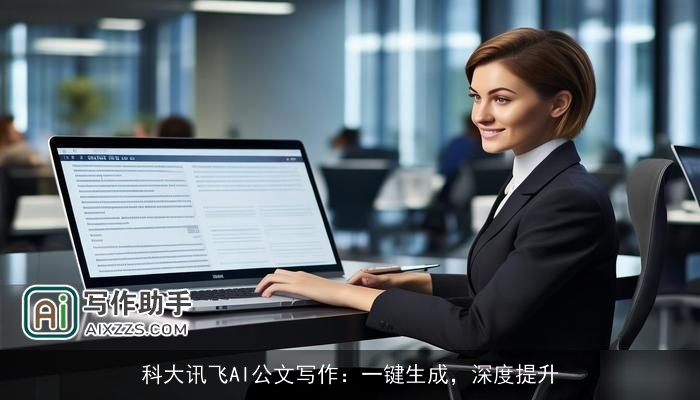 科大讯飞AI公文写作：一键生成，深度提升