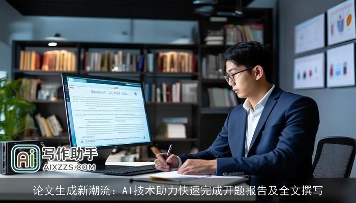 论文生成新潮流：AI技术助力快速完成开题报告及全文撰写