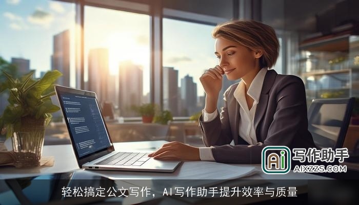 轻松搞定公文写作，AI写作助手提升效率与质量
