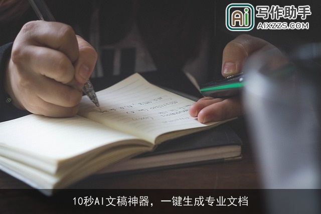 10秒AI文稿神器，一键生成专业文档