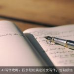 AI写作攻略：四步轻松搞定论文写作，告别烦恼