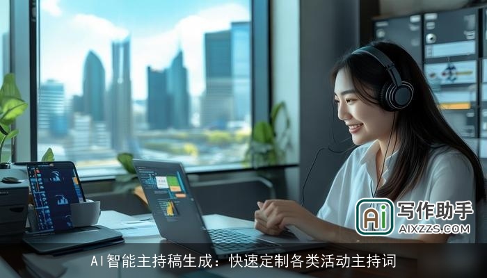 AI智能主持稿生成：快速定制各类活动主持词