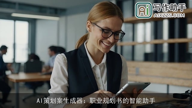 AI策划案生成器：职业规划书的智能助手