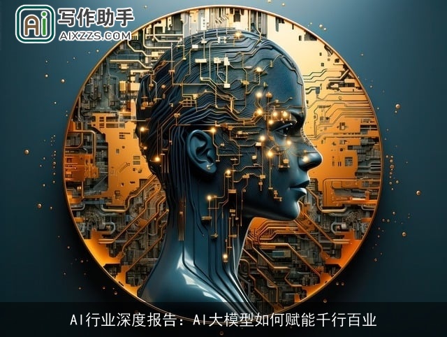 AI行业深度报告：AI大模型如何赋能千行百业