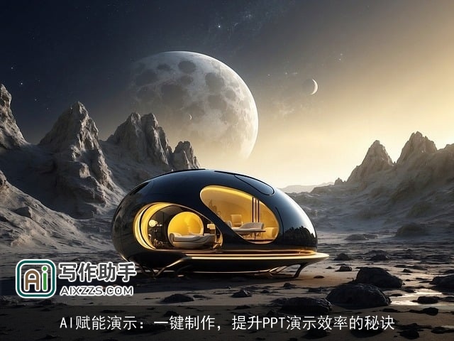 AI赋能演示：一键制作，提升PPT演示效率的秘诀