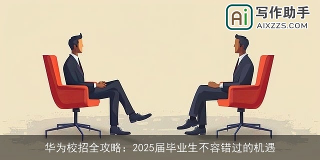 华为校招全攻略：2025届毕业生不容错过的机遇