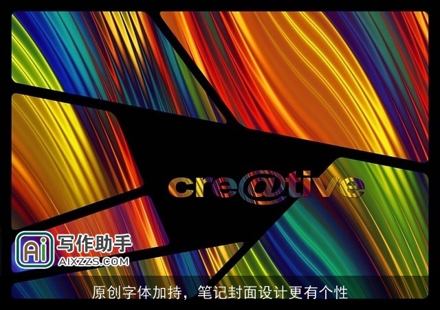 原创字体加持，笔记封面设计更有个性