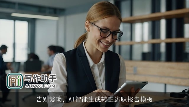 告别繁琐，AI智能生成转正述职报告模板