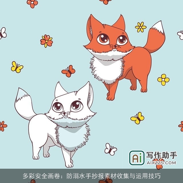 多彩安全画卷：防溺水手抄报素材收集与运用技巧