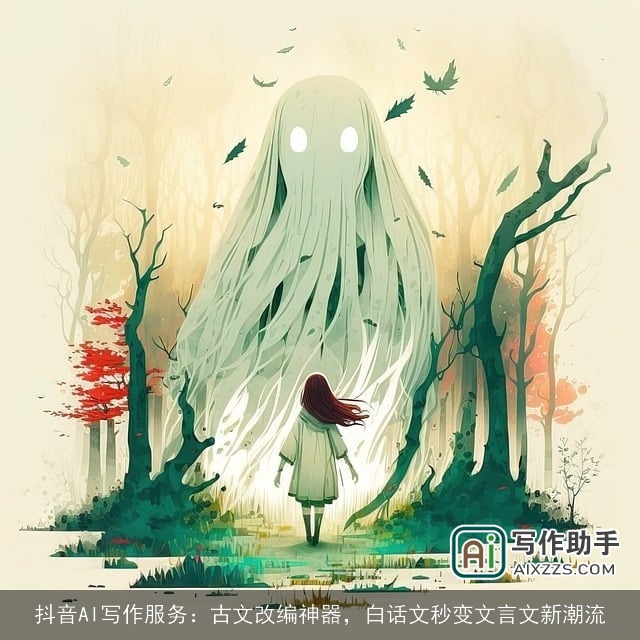 抖音AI写作服务：古文改编神器，白话文秒变文言文新潮流