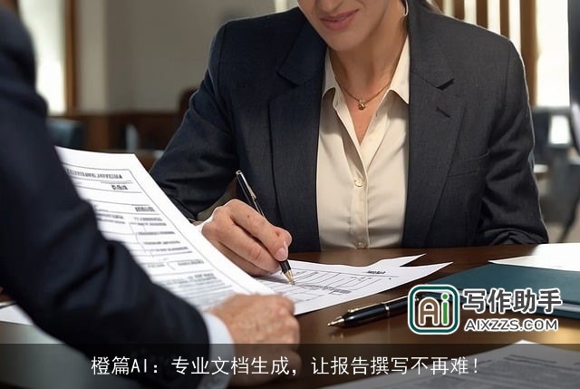 橙篇AI：专业文档生成，让报告撰写不再难！