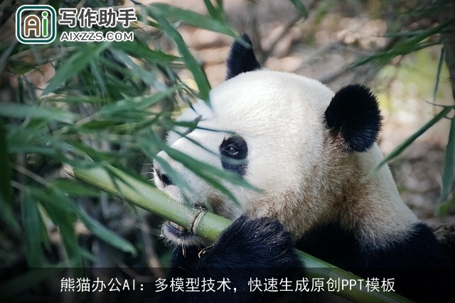 熊猫办公AI：多模型技术，快速生成原创PPT模板