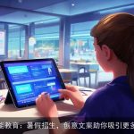 AI赋能教育：暑假招生，创意文案助你吸引更多学生