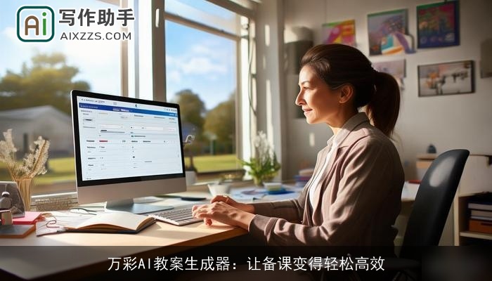 万彩AI教案生成器：让备课变得轻松高效