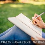免费AI写作工具盘点：一键生成优质文案，轻松满足各类写作需求
