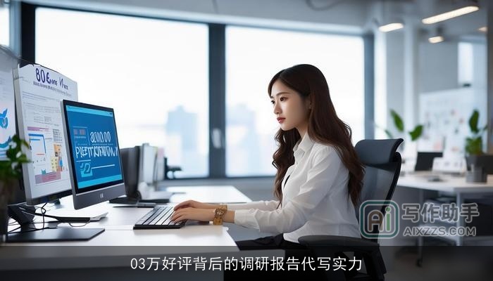 03万好评背后的调研报告代写实力
