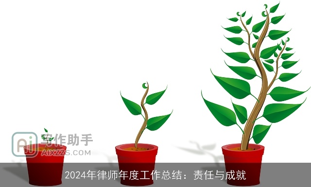 2024年律师年度工作总结：责任与成就