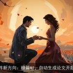 AI写作新方向：橙篇AI，自动生成论文开题报告