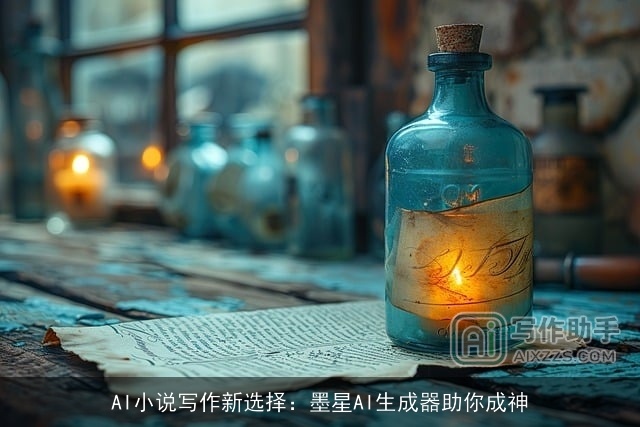 AI小说写作新选择：墨星AI生成器助你成神