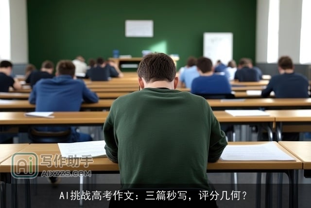 AI挑战高考作文：三篇秒写，评分几何？
