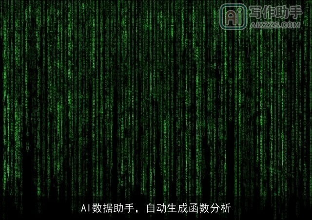 AI数据助手，自动生成函数分析