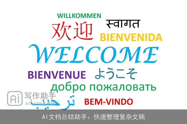 AI文档总结助手：快速整理复杂文稿