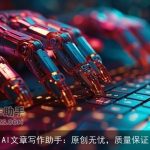 AI文章写作助手：原创无忧，质量保证