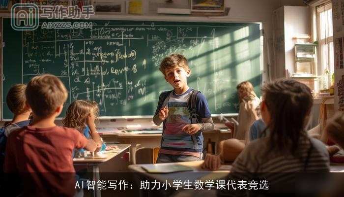 AI智能写作：助力小学生数学课代表竞选