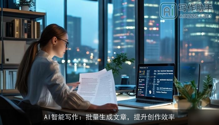 AI智能写作：批量生成文章，提升创作效率