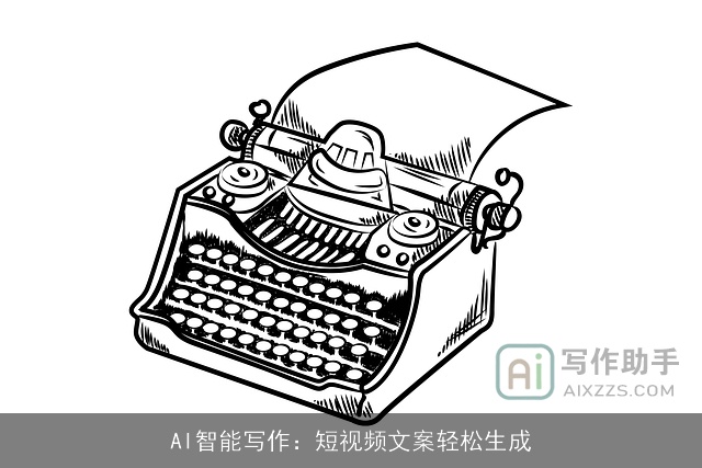 AI智能写作：短视频文案轻松生成
