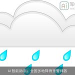 AI智能助手：全国多地降雨预警神器