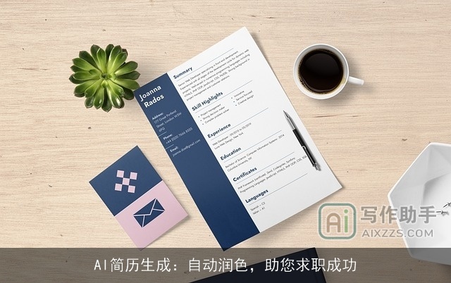 AI简历生成：自动润色，助您求职成功