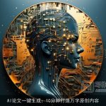 AI论文一键生成：10分钟打造万字原创内容