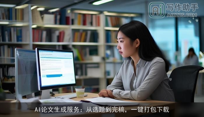AI论文生成服务：从选题到完稿，一键打包下载