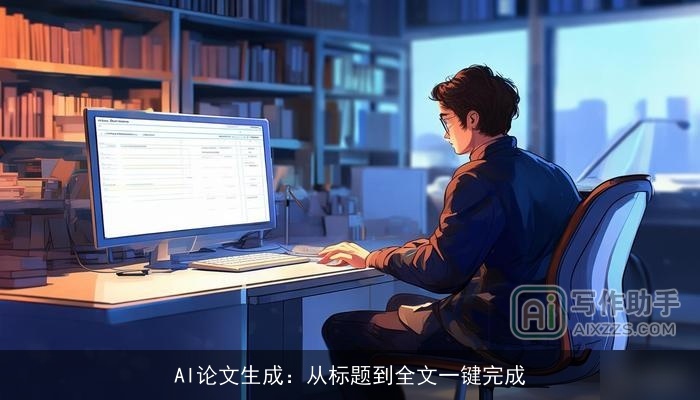 AI论文生成：从标题到全文一键完成