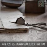 AI论文生成：高效解决毕业论文抽检难题