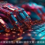 AI赋能创作：橙篇AI助你文章一键成篇