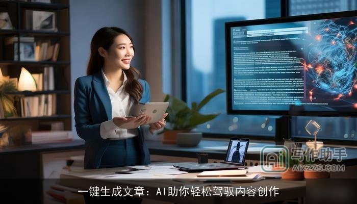 一键生成文章：AI助你轻松驾驭内容创作