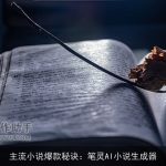 主流小说爆款秘诀：笔灵AI小说生成器