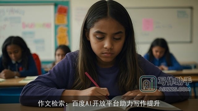 作文检索：百度AI开放平台助力写作提升