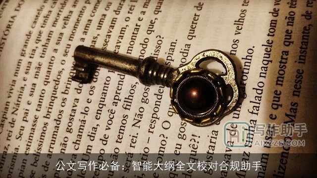 公文写作必备：智能大纲全文校对合规助手