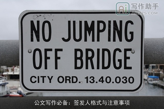 公文写作必备：签发人格式与注意事项