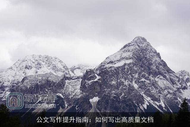 公文写作提升指南：如何写出高质量文档