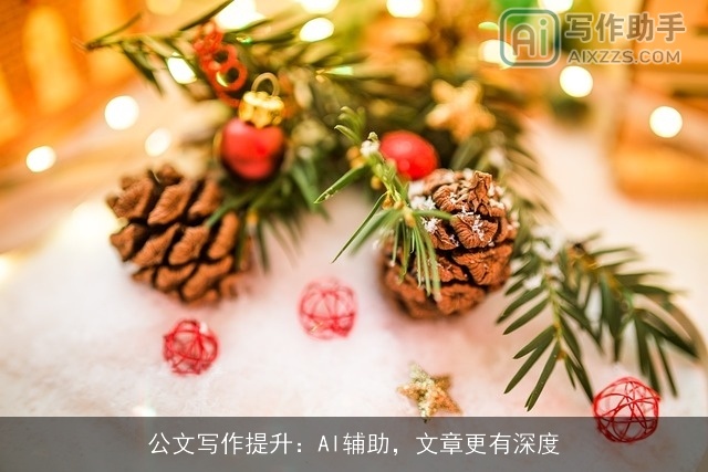 公文写作提升：AI辅助，文章更有深度