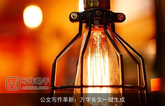 公文写作革新：万字长文一键生成