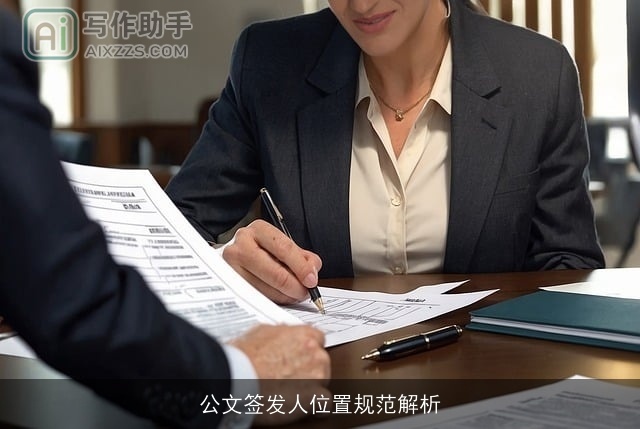 公文签发人位置规范解析