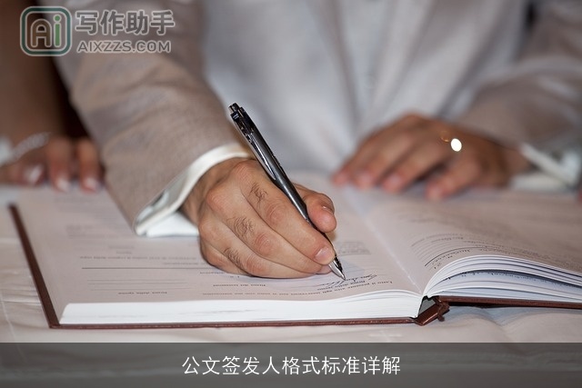 公文签发人格式标准详解