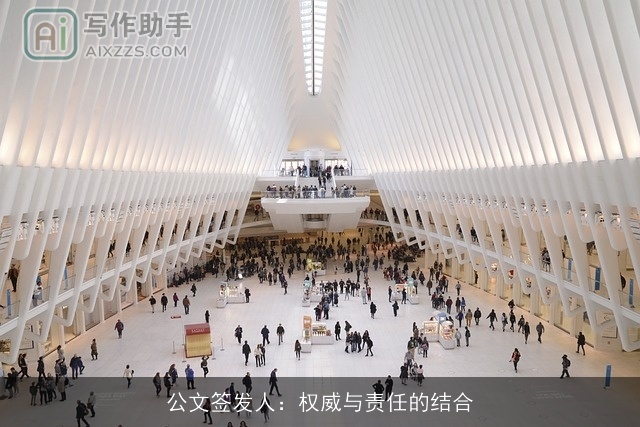 公文签发人：权威与责任的结合