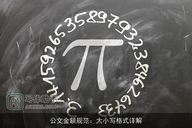 公文金额规范：大小写格式详解